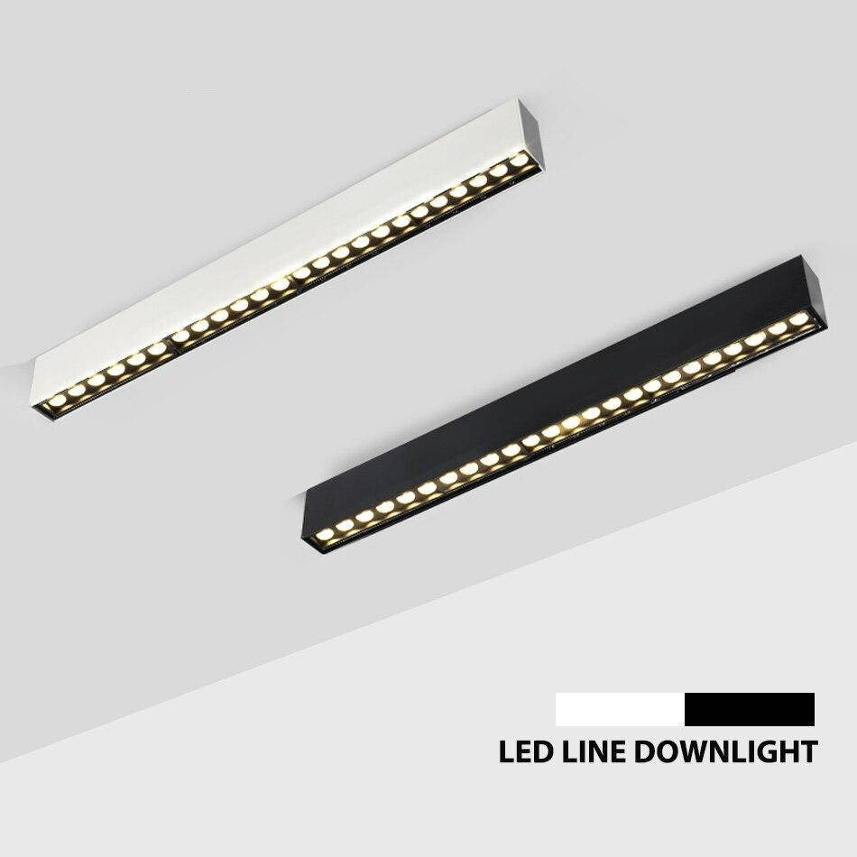 Spot moderne à LED linéaire en aluminium Élisa Rosée - Lignes Pures & Décor Structuré