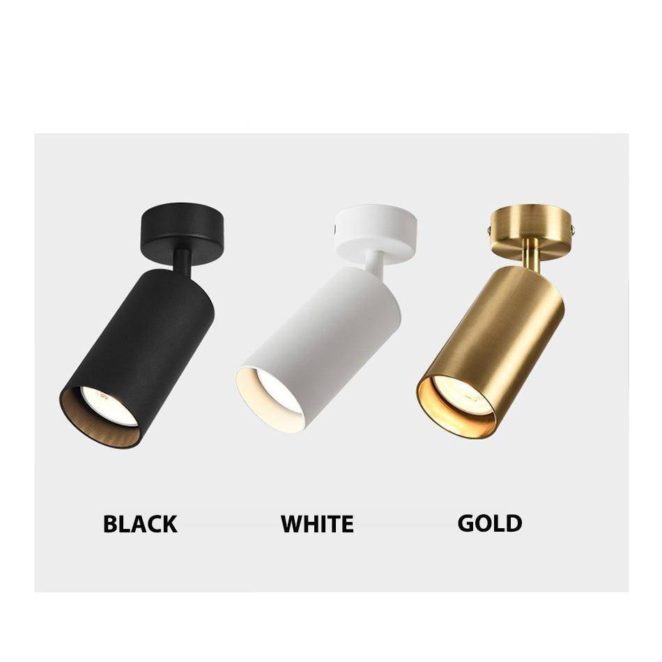 Spot — Design LED cylindre en aluminium