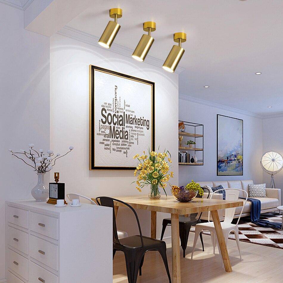 Spot — Design LED cylindre en aluminium