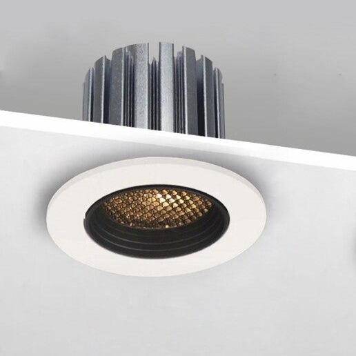 Spot encastré moderne LED rond blanc Orson Résonance - Courbes Douces & Décor Équilibré