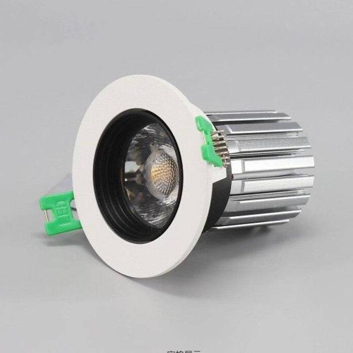 Spot encastré moderne LED rond blanc Orson Résonance - Courbes Douces & Décor Équilibré