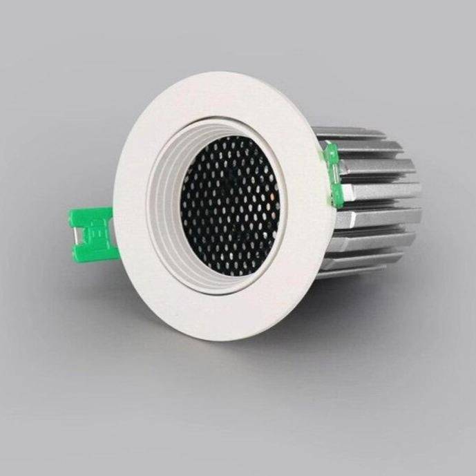 Spot encastré moderne LED rond blanc Orson Résonance - Courbes Douces & Décor Équilibré