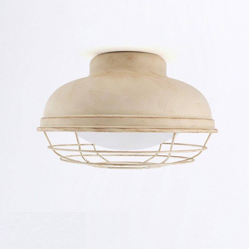 Plafonnier moderne LED avec cage en métal style Loft Mathilde Voûte - Une Présence de Verre Élégante