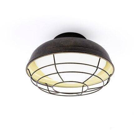 Plafonnier moderne LED avec cage en métal style Loft Mathilde Voûte - Une Présence de Verre Élégante