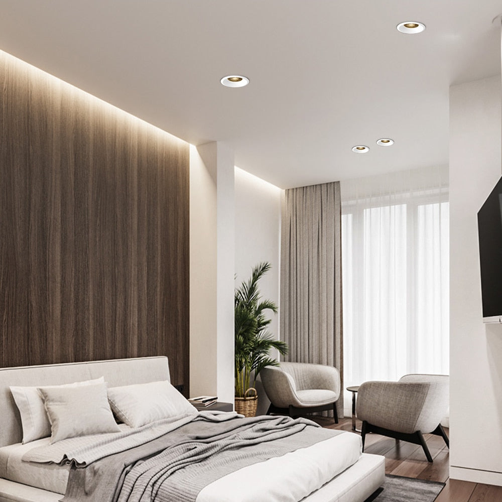 Spot moderne LED style ruche dimmable et encastrable Phoebe Ysé Cantate - Présence Moderne & Harmonie Intérieure