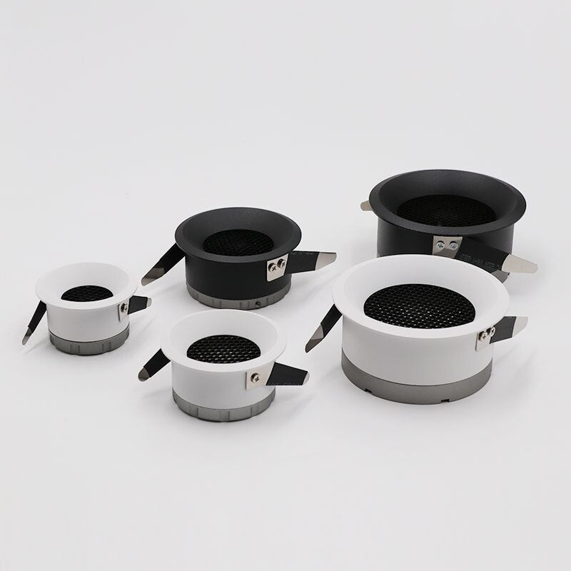 Spot moderne LED encastrable effet ruche anti-éblouissement Elvia Eugène Contrepoint - Esprit Contemporain & Décor Élégant