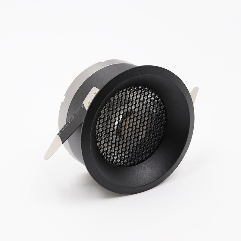 Spot moderne LED encastrable effet ruche anti-éblouissement Elvia Eugène Contrepoint - Esprit Contemporain & Décor Élégant
