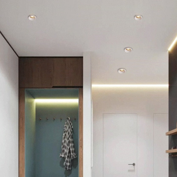 Spot moderne LED encastrable effet ruche anti-éblouissement Elvia Eugène Contrepoint - Esprit Contemporain & Décor Élégant