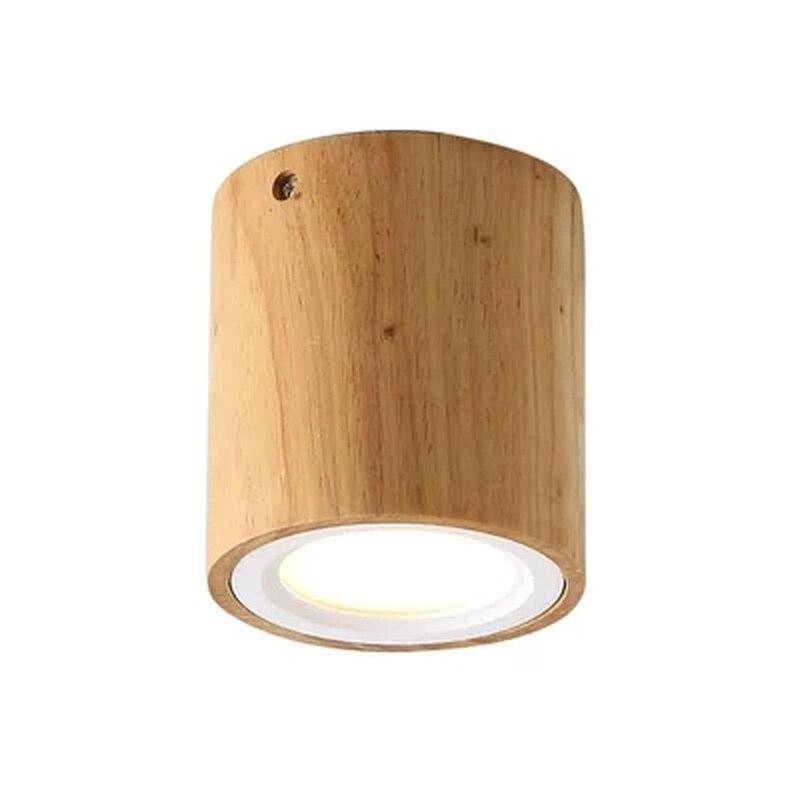Spot design à LED en bois style Loft Olympe Aquarelle - Une Touche Naturelle dans le Décor