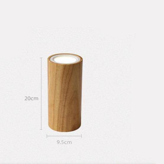 Spot design à LED en bois style Loft Olympe Aquarelle - Une Touche Naturelle dans le Décor