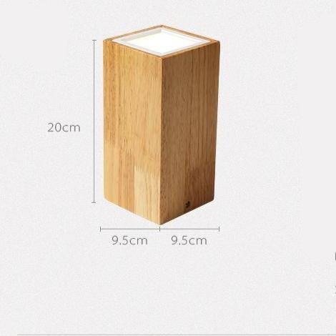 Spot design à LED en bois style Loft Olympe Aquarelle - Une Touche Naturelle dans le Décor