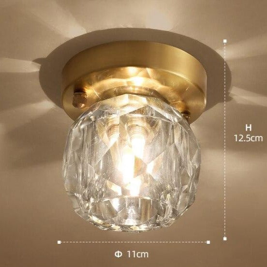 Plafonnier — Moderne style pierre précieuse en cristal Iryna