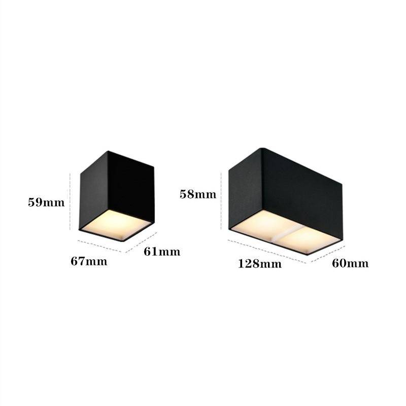 Spot design LED carré ou rectangle Loft Alma Unisson - Géométrie & Élégance Visuelle