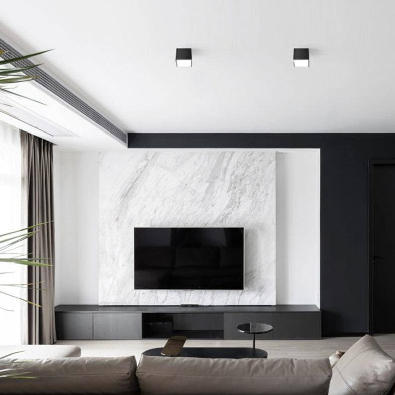 Spot design LED carré ou rectangle Loft Alma Unisson - Géométrie & Élégance Visuelle