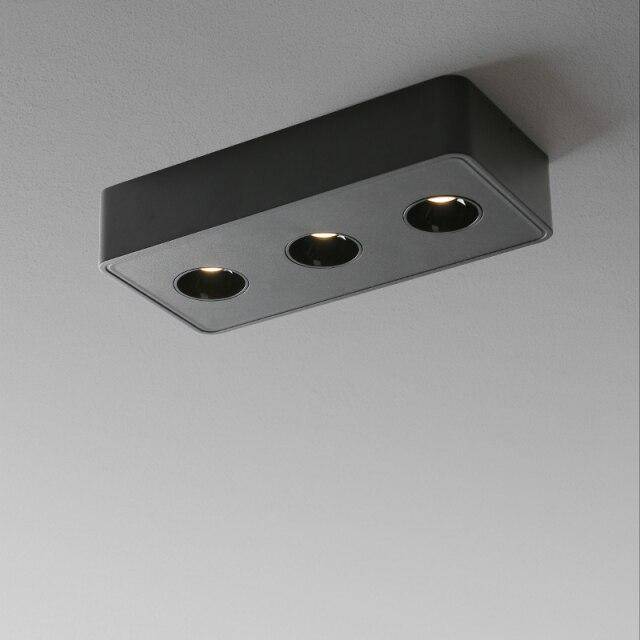 Spot rectangulaire moderne LED double Hector Nuance - Un Accent Géométrique Raffiné