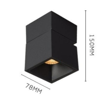 Spot design cubique avec angle réglable Irma Paul Partition en Métal - Une Présence Décorative Affirmée