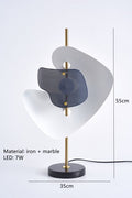Lampe à poser design LED forme abstraite Cira