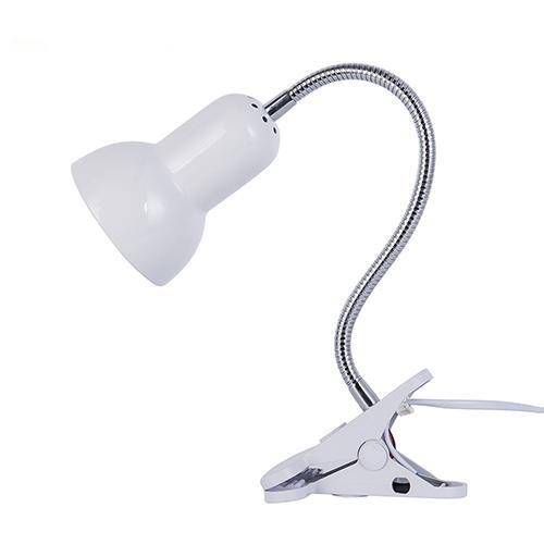 Lampe à poser — À pince LED ajustable pour lire (noir ou blanc)