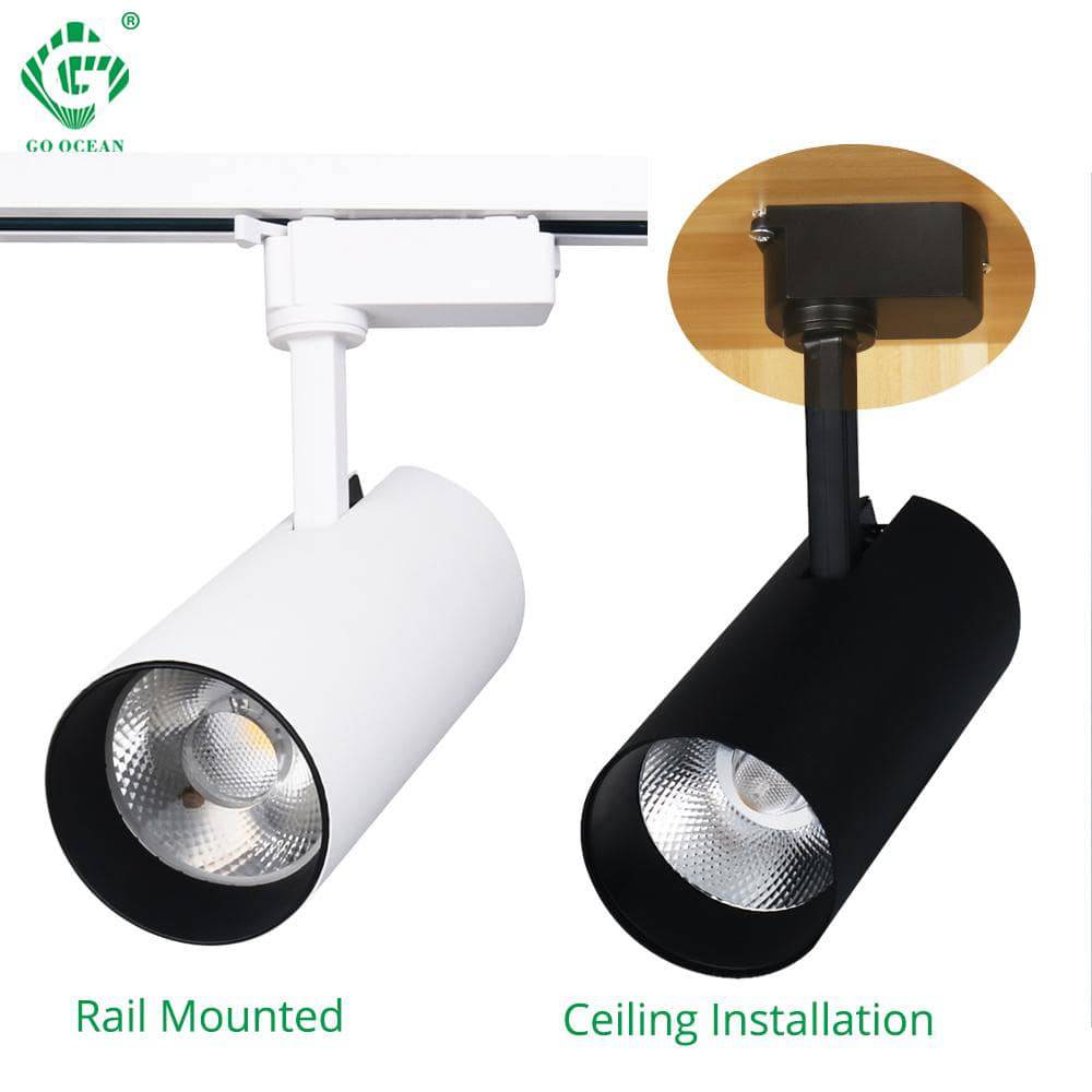 Spot — LED à fixer (noir ou blanc)