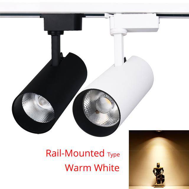 Spot — LED à fixer (noir ou blanc)