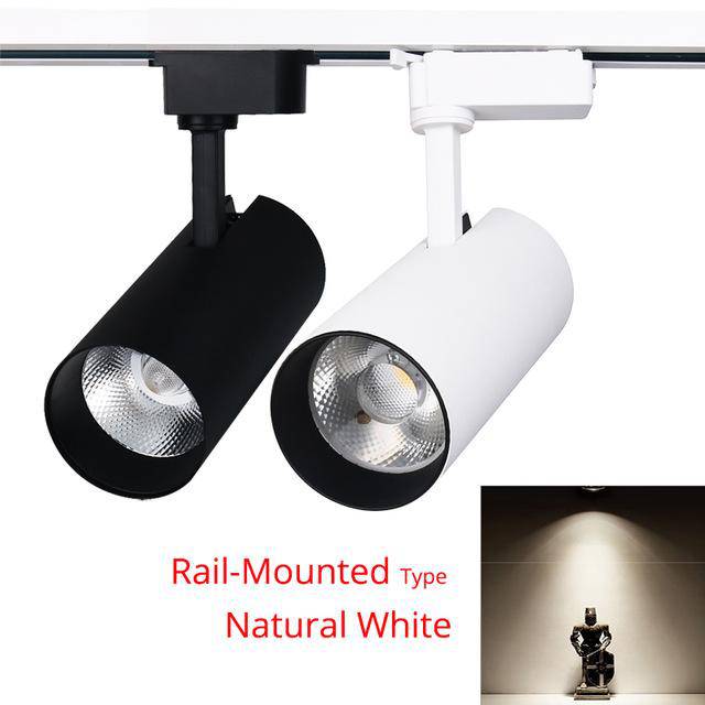 Spot — LED à fixer (noir ou blanc)