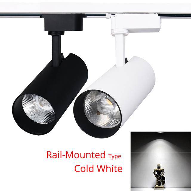 Spot — LED à fixer (noir ou blanc)