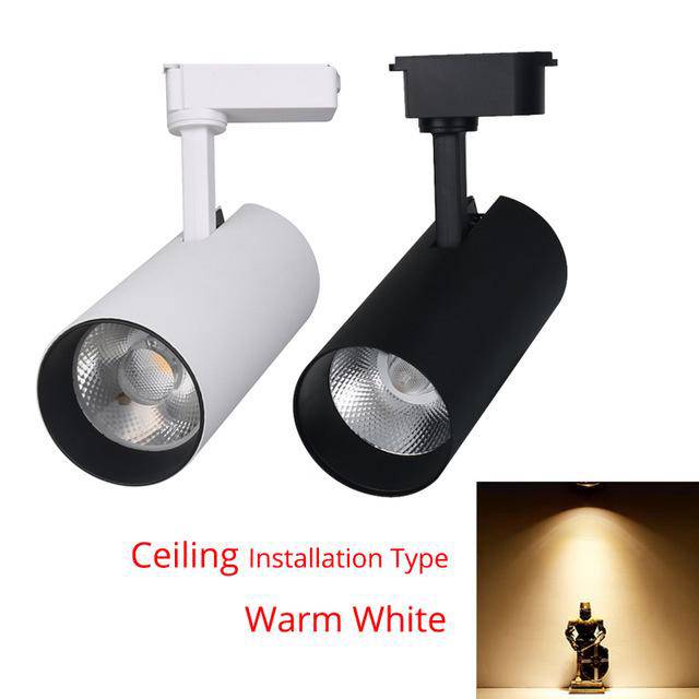 Spot — LED à fixer (noir ou blanc)