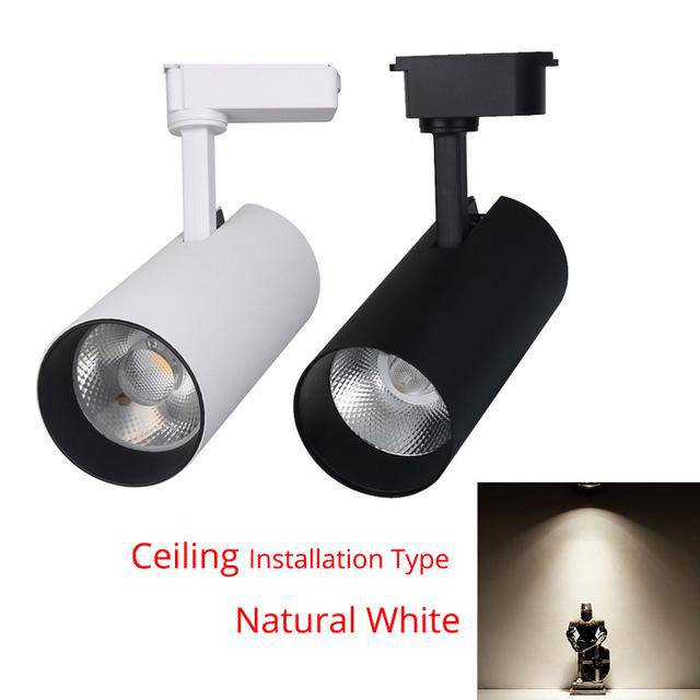 Spot — LED à fixer (noir ou blanc)