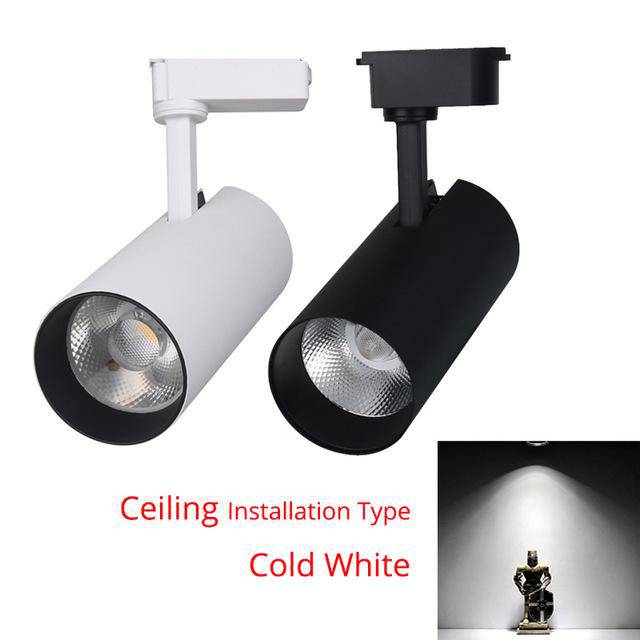 Spot — LED à fixer (noir ou blanc)
