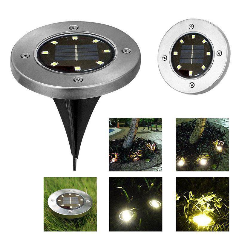Spot extérieur 8 LEDs à encastrer Lumiparty