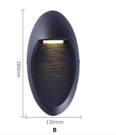 Applique murale — Extérieure à LED ovale Porch