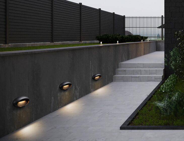 Applique murale — Extérieure à LED ovale Porch