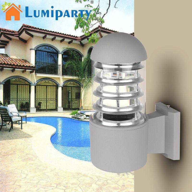 Applique murale — Extérieur LED Lumiparty (noir ou gris)