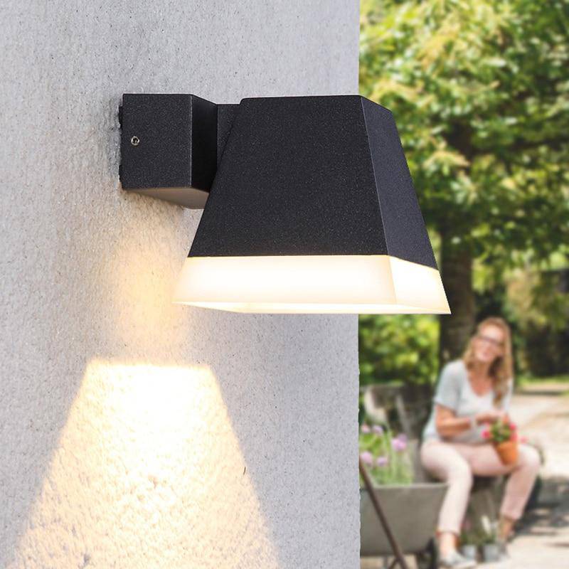 Applique murale — Extérieur LED pyramide en aluminium