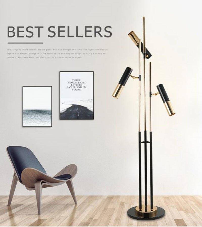 Lampadaire — Design LED tripes pied et lampes dirigeables Floor