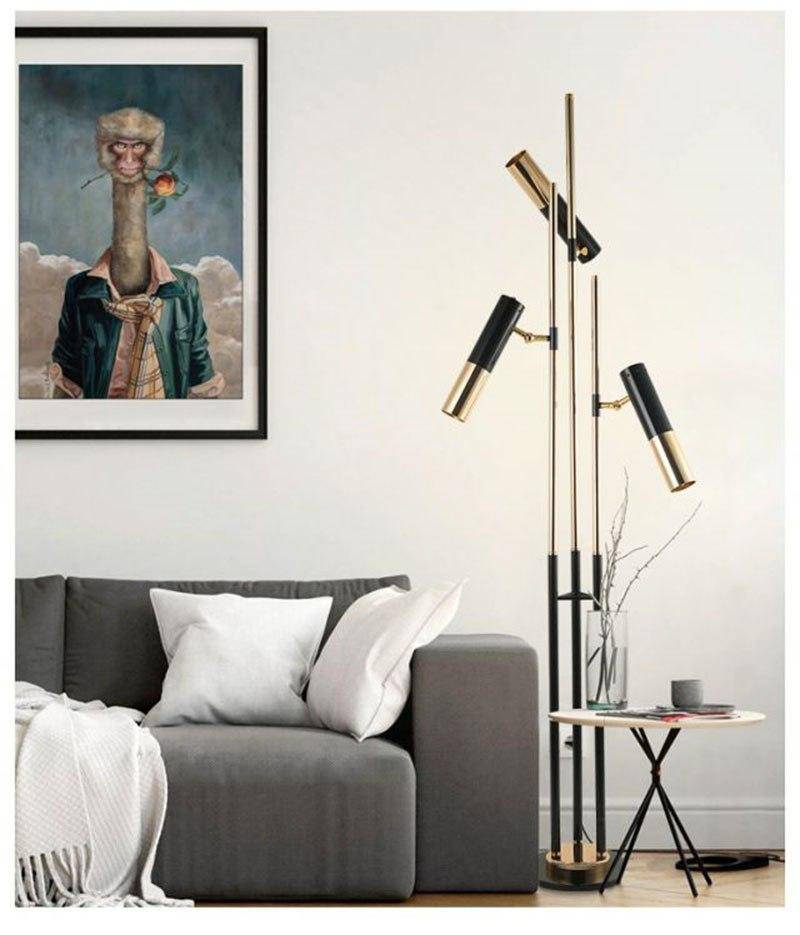 Lampadaire — Design LED tripes pied et lampes dirigeables Floor