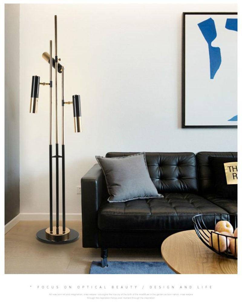 Lampadaire — Design LED tripes pied et lampes dirigeables Floor