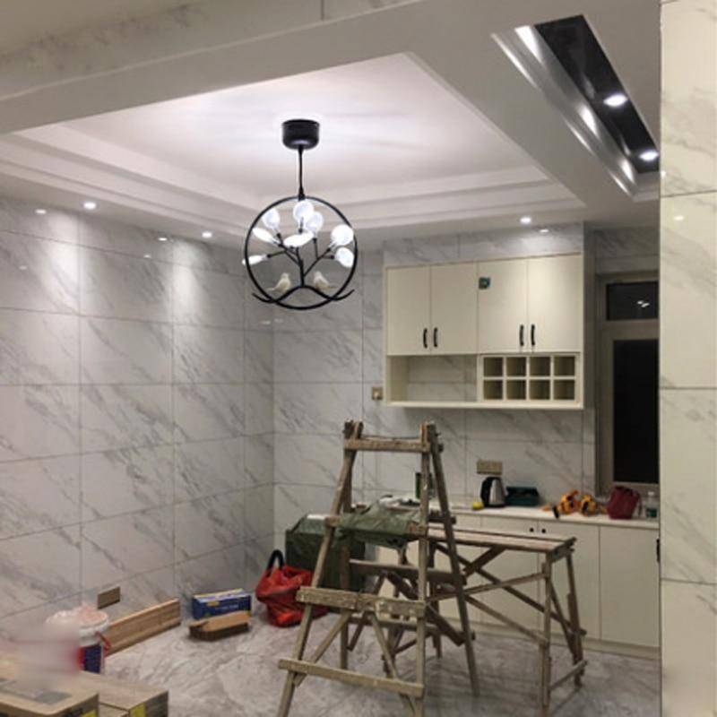 Lustre — Design à LED doré luciole Firefly