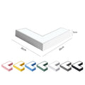 Plafonnier design LED angle droit Arrow Césarine Auréole en Métal - Lignes Dessinées & Décor Raffiné