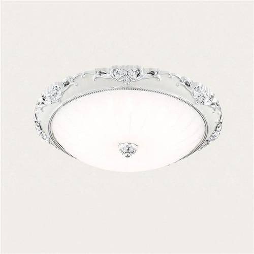 Plafonnier — LED en acrylique rond avec dorures