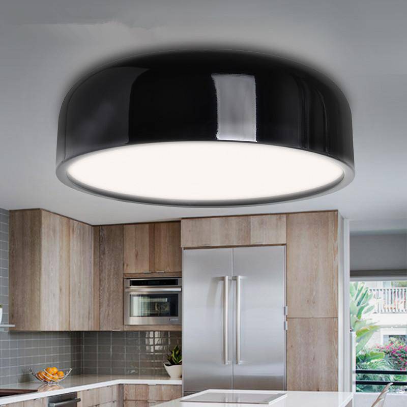 Plafonnier design arrondi LED laqué Round Octave Belvédère - Un Accent Raffiné au Quotidien