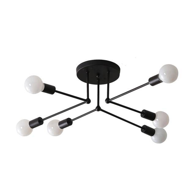 Plafonnier en métal rétro avec plusieurs lampes Personality Samia Saison - Esprit Rétro & Atmosphère Accueillante