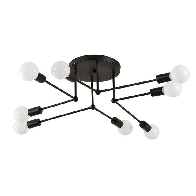 Plafonnier en métal rétro avec plusieurs lampes Personality Samia Saison - Esprit Rétro & Atmosphère Accueillante