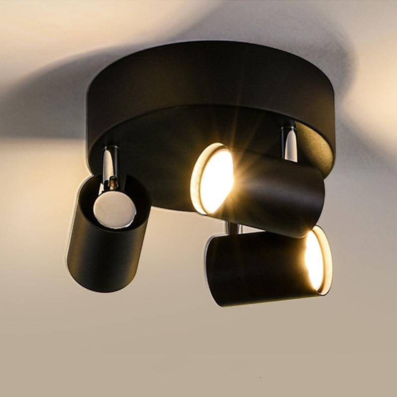 Plafonnier rond à spots LED ajustable Ysée Dessin - Rondeur & Élégance dans le Décor