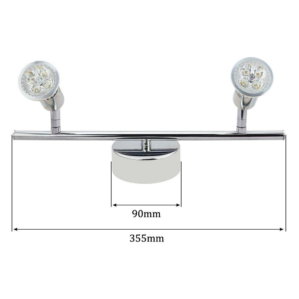 Plafonnier chromé barre à spots LED Indoor Roxane Récital en Aluminium - Lignes Dessinées & Décor Raffiné