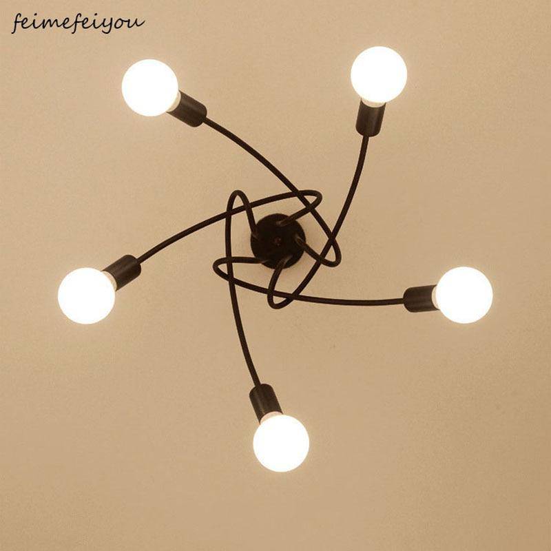 Plafonnier design LED en métal avec plusieurs points lumineux Paloma Arabella - Une Présence Décorative Affirmée