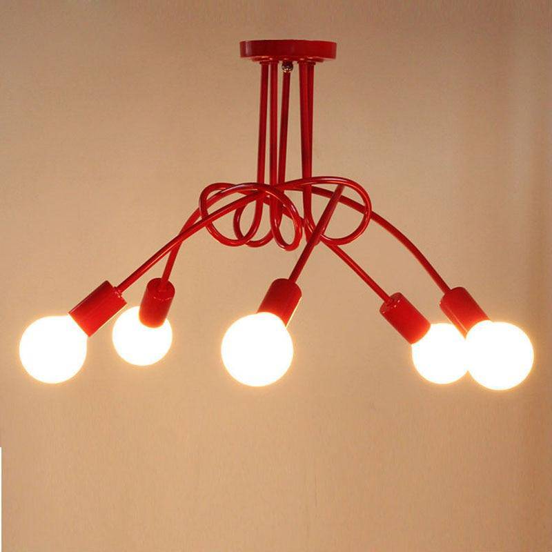 Plafonnier design LED en métal avec plusieurs points lumineux Paloma Arabella - Une Présence Décorative Affirmée