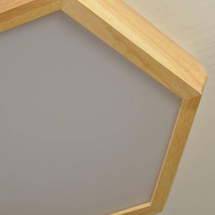 Plafonnier — En bois hexagonal Hill