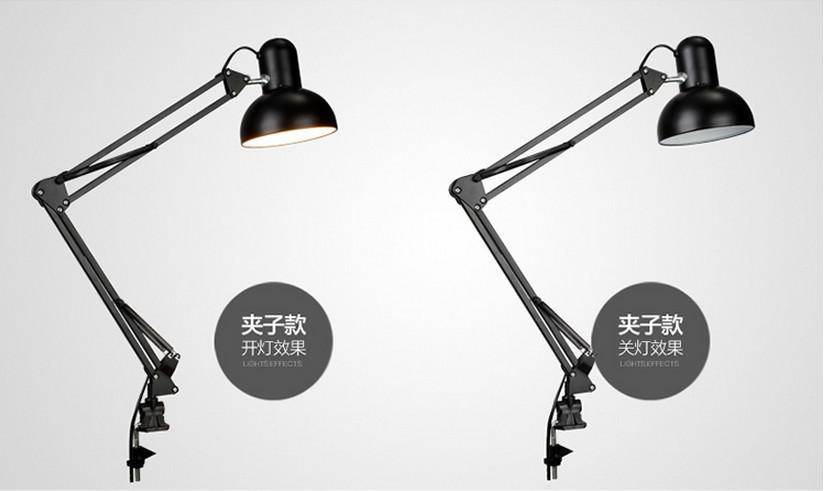 Lampe de bureau — À pince de bureau LED ajustable Student
