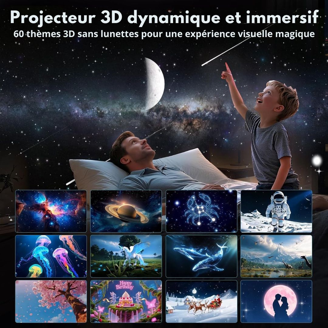 Projecteur d’Ambiance Galactique Ysée Éveil - Un Accent Raffiné au Quotidien
